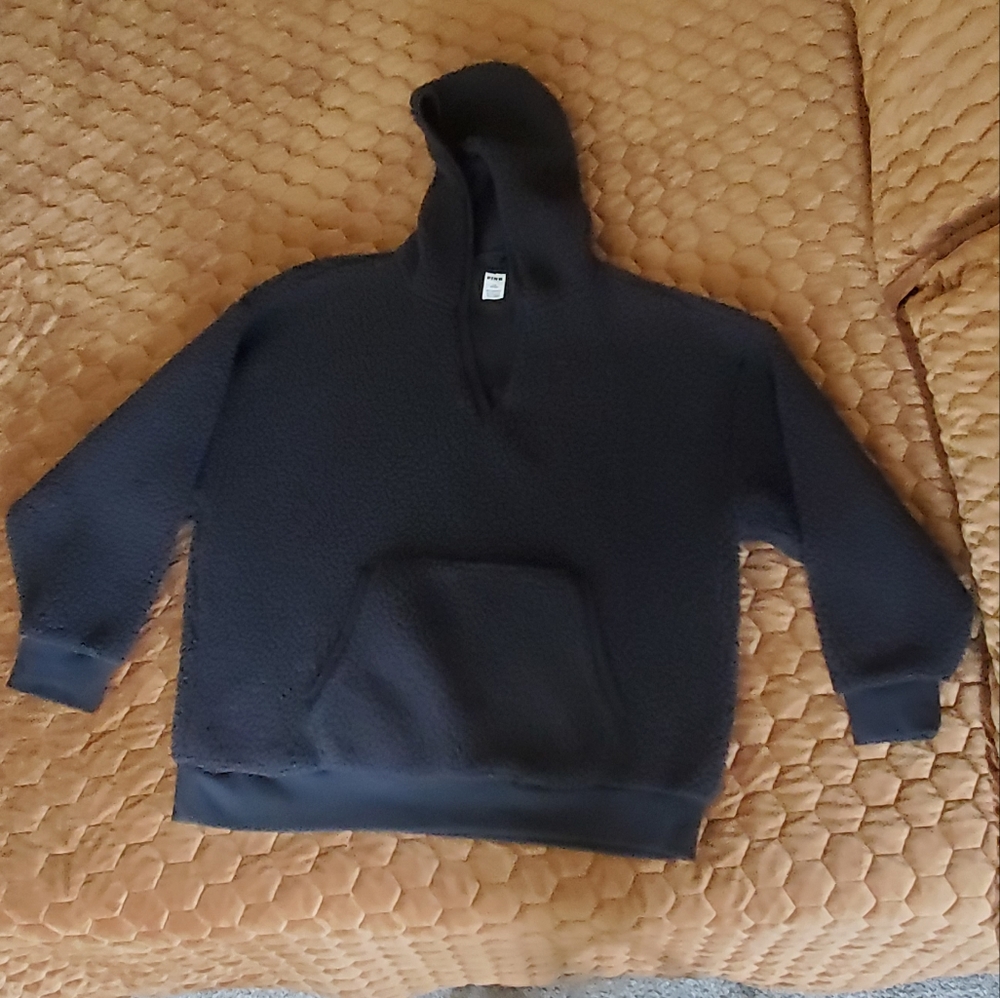 PINK Victoria's Secret Charcoal Sherpa Jacket